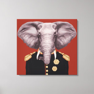 Lienzo Captain Elephant