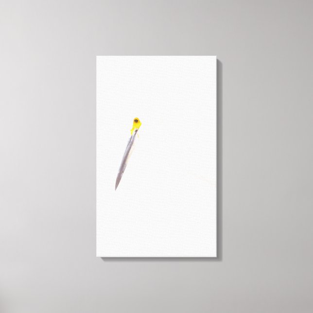 Lienzo Captura de cabeza de Egret (Anverso)