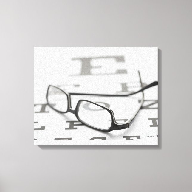 Lienzo Captura de estudio de lentes oculares (Anverso)