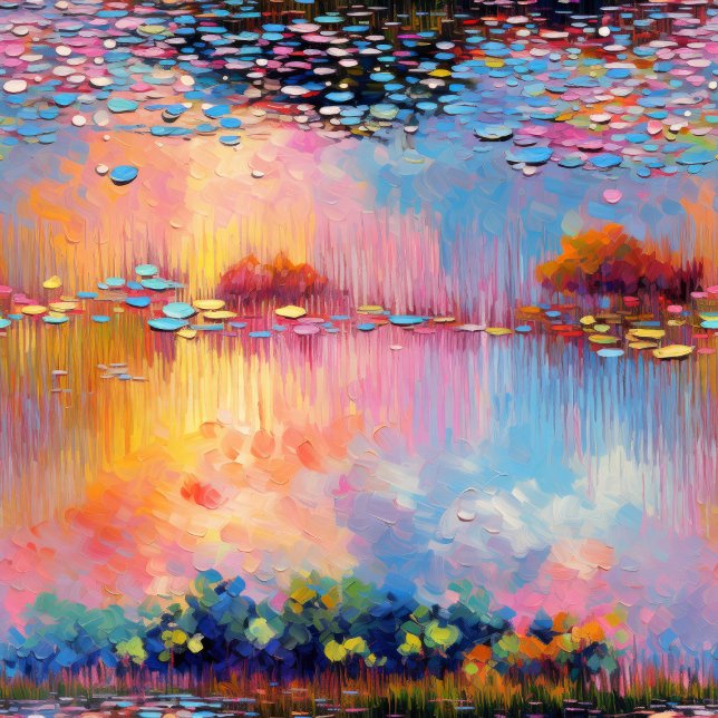 Lienzo Captura de luz (Monet's Brushstrokes: Where Nature Meets Artistry.)