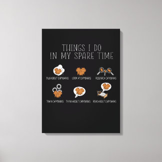 Lienzo Capybara Lover Art Kids Funny Capybara