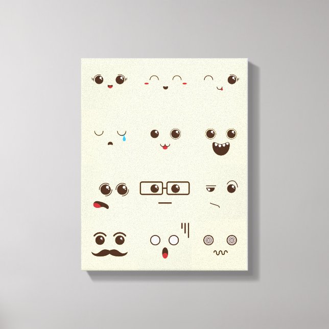 Lienzo Cara corta (Anverso)