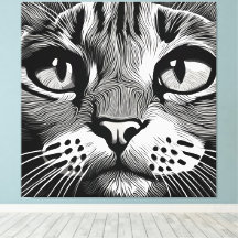 Cara curiosa de gato