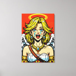 Lienzo Cara de Ángel_PopART