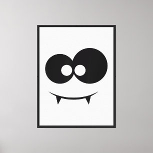 Lienzo Cara de Fantasma de Halloween 