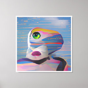 Lienzo Cara de los cíclopes de invierno