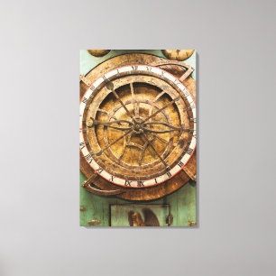 Lienzo Cara de reloj antiguo, Alemania