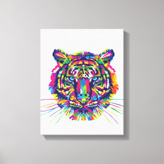 Lienzo Cara de tigre | Zazzle_Growshop.