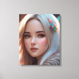 Lienzo Cara encantadora