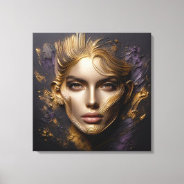 Lienzo Cara hermosa - Reglas de IA