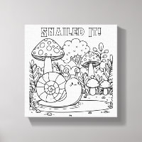 Caracol y champiñones | Color Me | ¡Lo Arrojó!