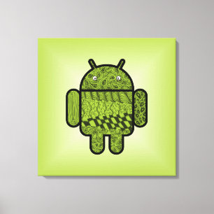 Lienzo Carácter de garabato paisley para Android™