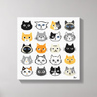 Caras de gato | Gatos curos, divertidos y enojados