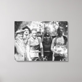 Lienzo Caras fangosas Tour de Francia 1928 después de la 
