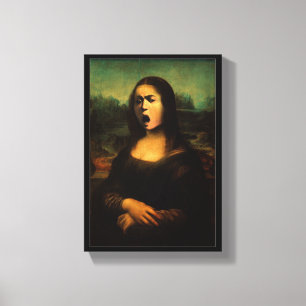 Lienzo Caravaggio Medusa Mona Lisa