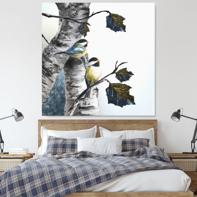 Lienzo Carboneros [Diseño 2] 40" x 40" (Insitu(Dormitorio))