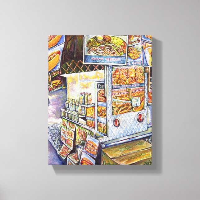 Lienzo Carga de trabajo artística extraordinaria (Anverso)