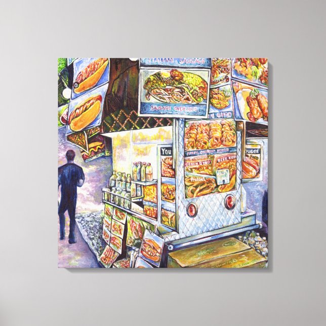 Lienzo Carga de trabajo artística extraordinaria (Anverso)