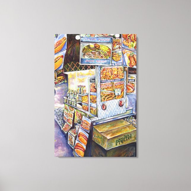 Lienzo Carga de trabajo artística extraordinaria (Anverso)