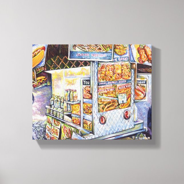 Lienzo Carga de trabajo artística extraordinaria (Anverso)