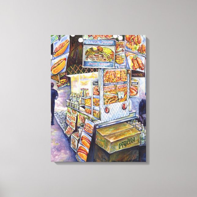 Lienzo Carga de trabajo artística extraordinaria (Anverso)