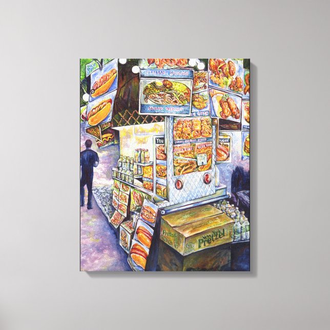 Lienzo Carga de trabajo artística extraordinaria (Anverso)