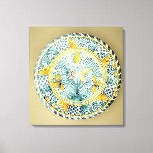 Lienzo Cargador de Bluedash Delftware, cerámica de