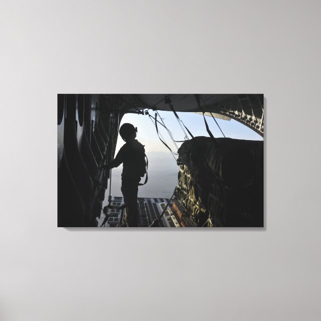 Lienzo cargador de la Fuerza Aérea de Estados Unidos (Anverso)