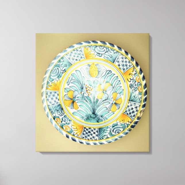 Lienzo Cargador de software de Bluedash, alfarería Lambet (Anverso)