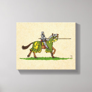 Lienzo Cargando Knight medieval
