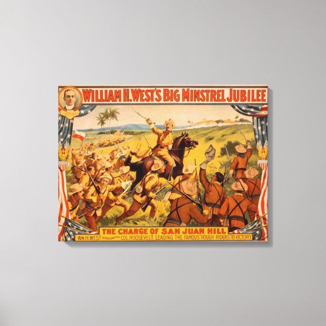 Lienzo Cargo de Jubileo del Gran Minstro de San Juan Hill (Anverso)