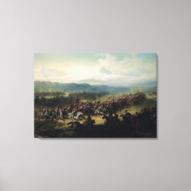 Lienzo Cargo de la brigada ligera, 25 de octubre de 1854 (Anverso)