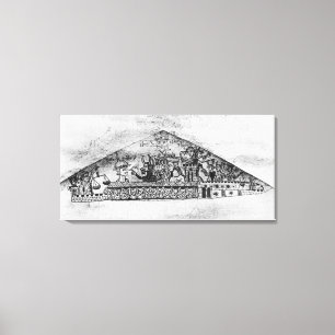 Lienzo Caricatura de judíos ingleses, de un Haggadah