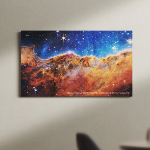 Lienzo Carina Nebula Cosmic Cliffs James Webb Hi-Res