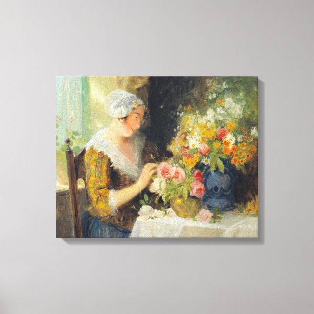 Lienzo Carl Duxa Vintage Flores de Arqueo (Anverso)