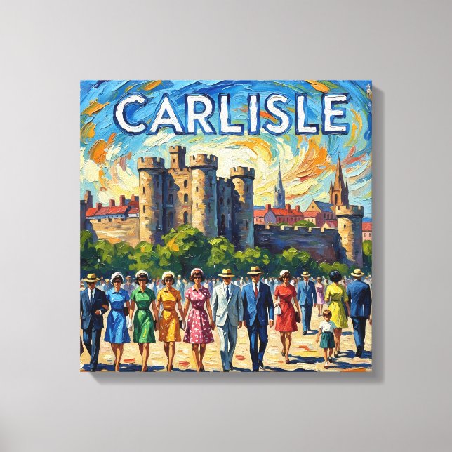 Lienzo Carlisle Castle Historic Monument Stretched Canvas (Anverso)
