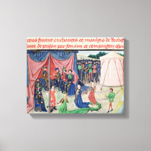 Lienzo Carlomagno y sus barones que son encantados