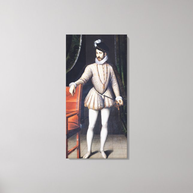 Lienzo Carlos IX Rey de Francia (Anverso)