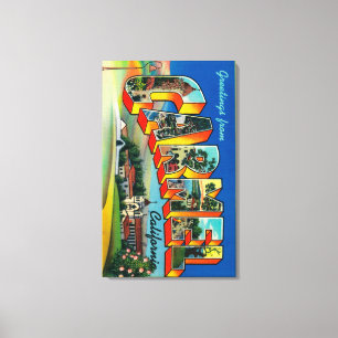 Lienzo Carmel, California - escenas grandes de la letra