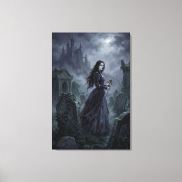 Lienzo Carmilla vagando por la niebla estiria