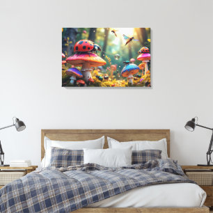 Lienzo Carnaval de insectos encantados