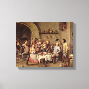 Lienzo Carnaval: "Le Roi Boit", 1690 (aceite en el cobre)