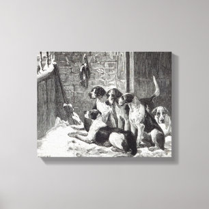 Lienzo Carol Navidades, de 'Leisure Hour', 1888