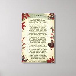 Lienzo Carol, un Navidad: Ole St. Nick |