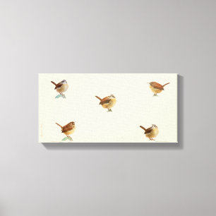 Lienzo Carolina Wren Canvas Print