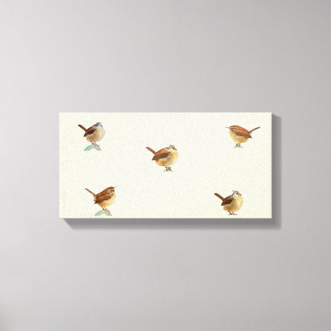 Lienzo Carolina Wren Canvas Print (Anverso)