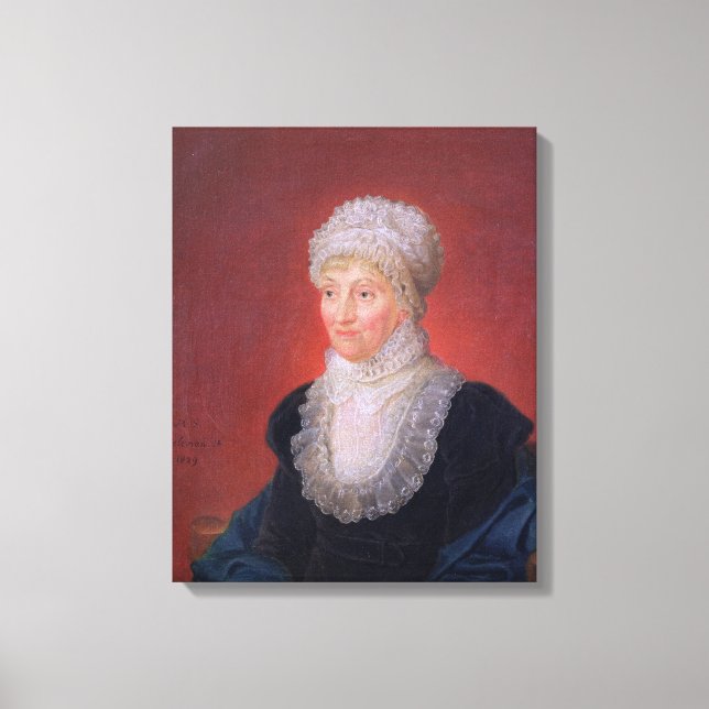 Lienzo Caroline Herschel , 1829 (Anverso)