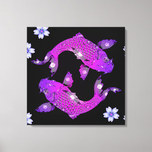 Lienzo Carpa de Koi