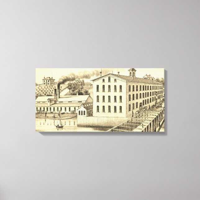 Lienzo Carpentersville Illinois Illinois Iron and Bolt Co (Anverso)