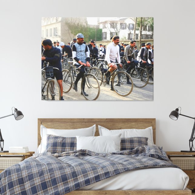 Lienzo Carrera de ciclismo París-Roubaix 1907 Redux de co (Insitu(Dormitorio))